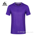 Camiseta de gimnasia para hombres de impresión de alta calidad